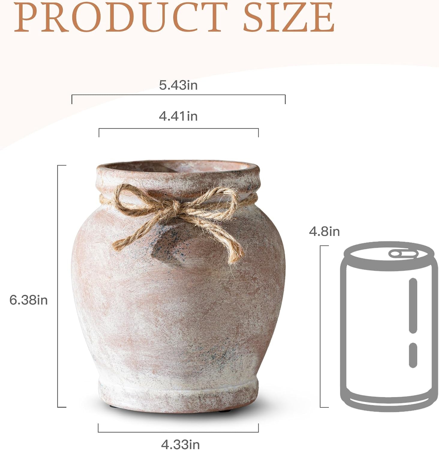 Terra Stoneware Vase