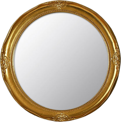 Ardley round Wall Mirror, Gold
