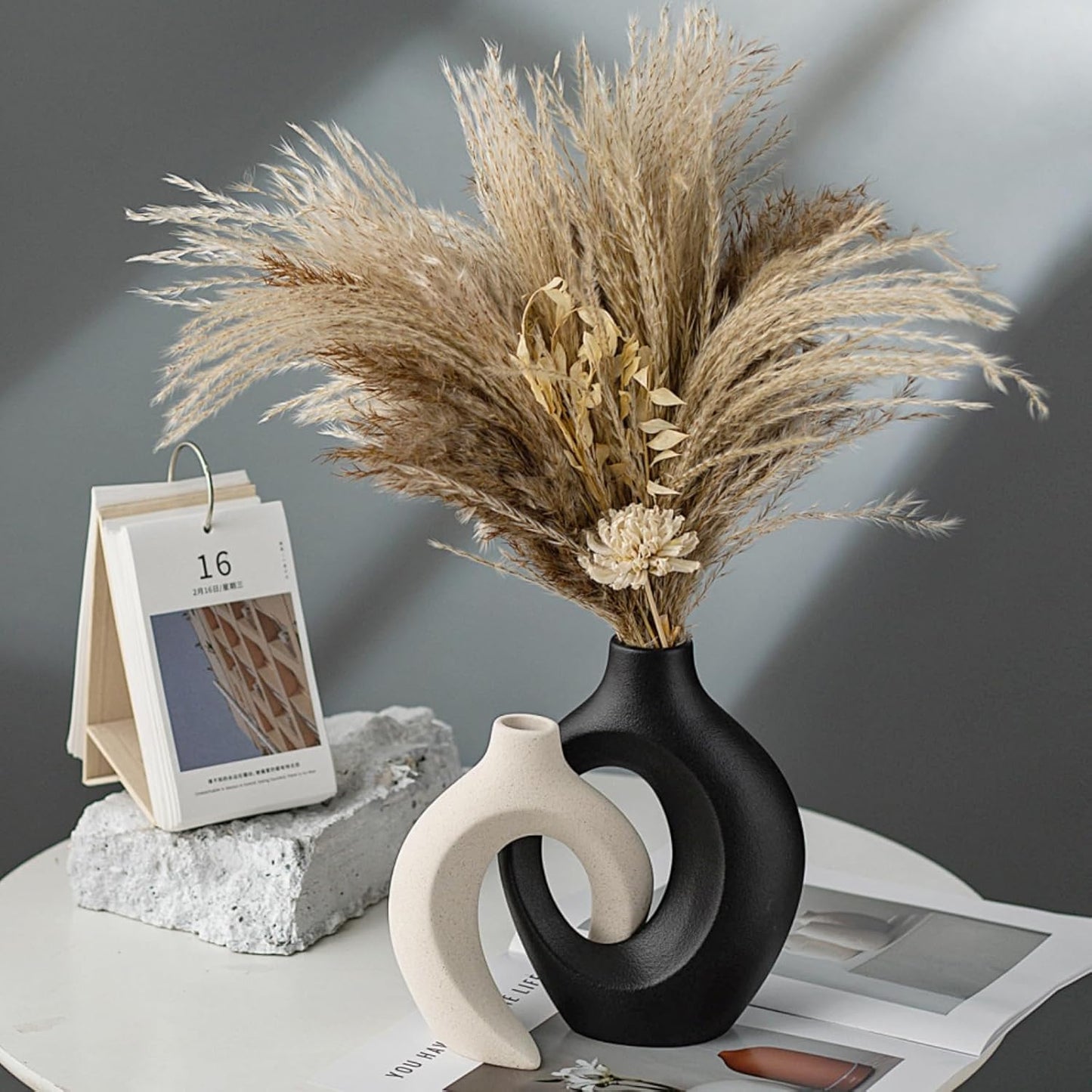 Snug Ceramic Vase Pair