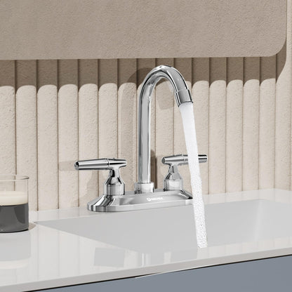 Linden Centerset Basin Faucet, Chrome