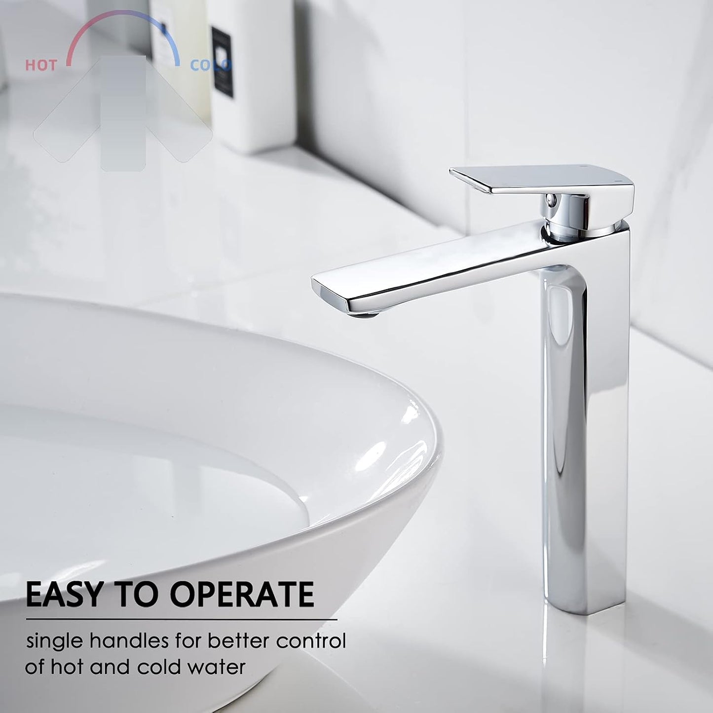 Pillar Vessel Faucet, Chrome