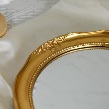 Ardley round Wall Mirror, Gold