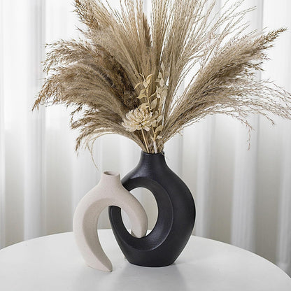 Snug Ceramic Vase Pair