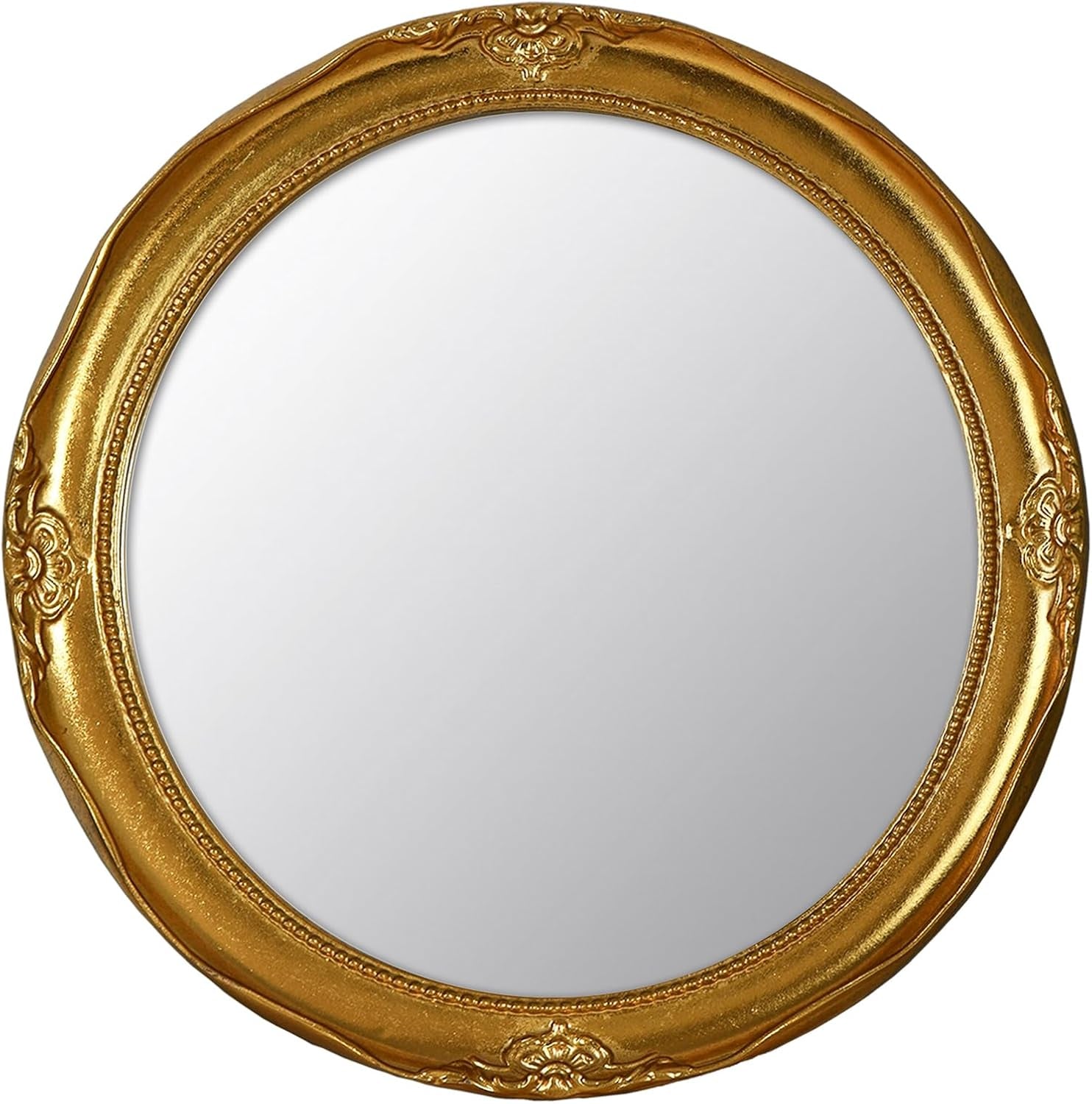 Ardley round Wall Mirror, Gold
